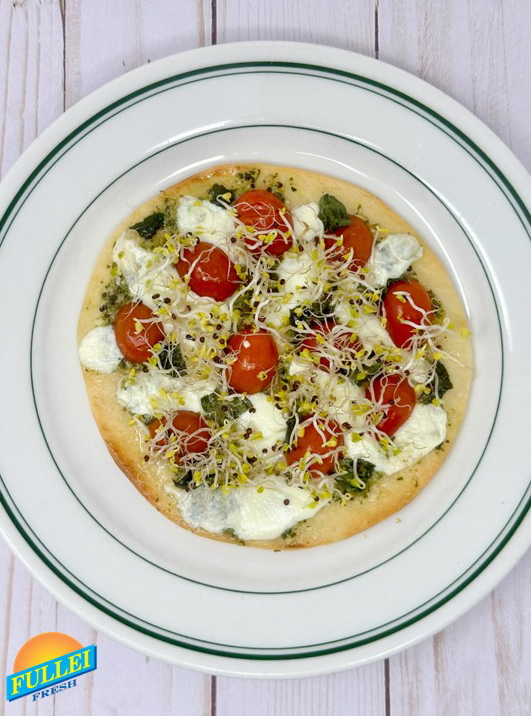 Broccoli Sprout Pizza